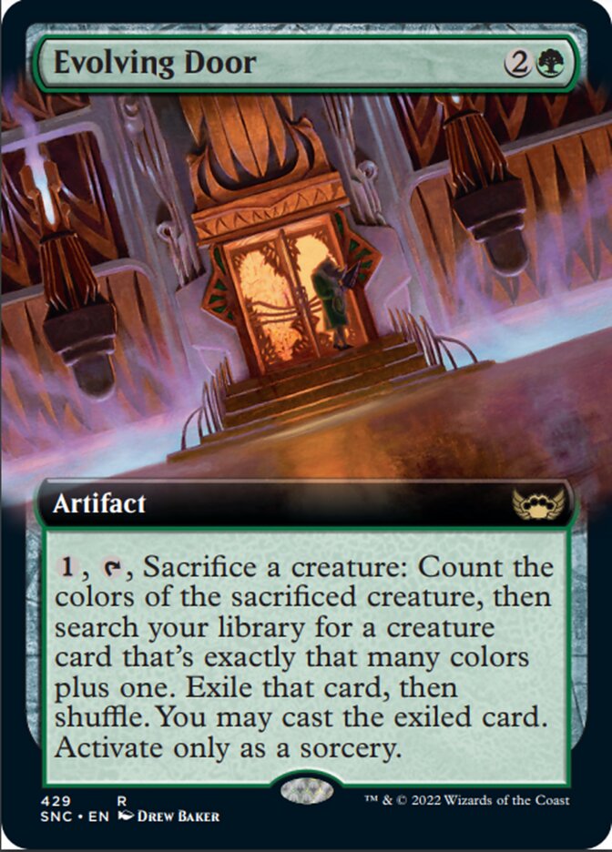 Evolving Door (Extended Art) [Streets of New Capenna] | Golgari Games