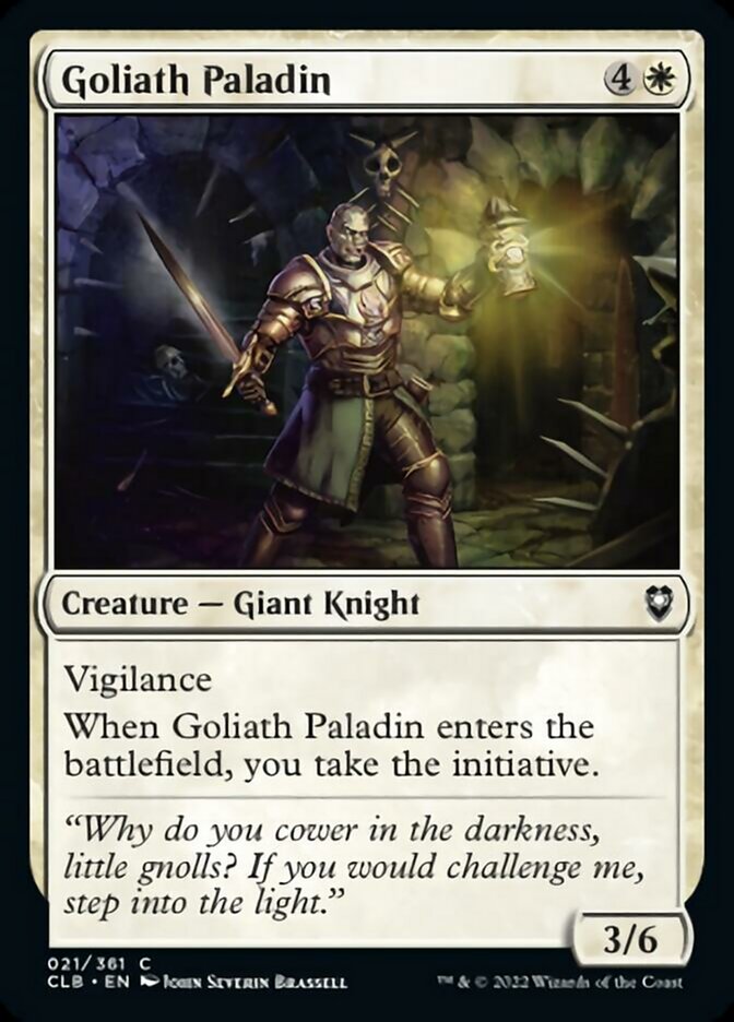 Goliath Paladin [Commander Legends: Battle for Baldur's Gate] | Golgari Games