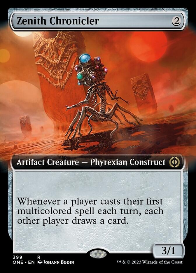 Zenith Chronicler (Extended Art) [Phyrexia: All Will Be One] | Golgari Games