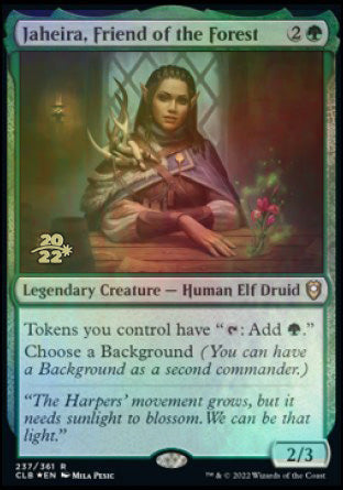 Jaheira, Friend of the Forest [Commander Legends: Battle for Baldur's Gate Prerelease Promos] | Golgari Games