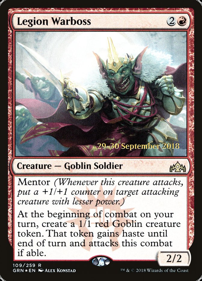 Legion Warboss [Guilds of Ravnica Prerelease Promos] | Local Legends