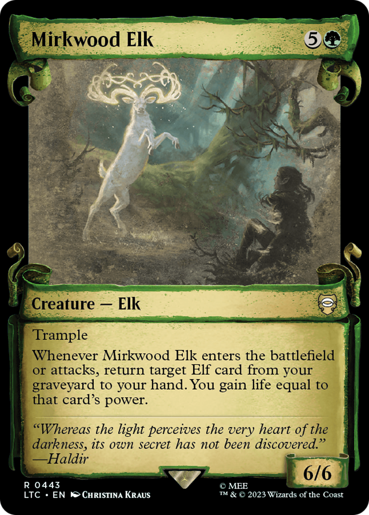 Mirkwood Elk [The Lord of the Rings: Tales of Middle-Earth Commander Showcase Scrolls] | Golgari Games