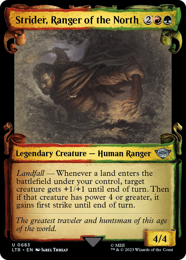 Strider, Ranger of the North [The Lord of the Rings: Tales of Middle-Earth Showcase Scrolls] | Golgari Games