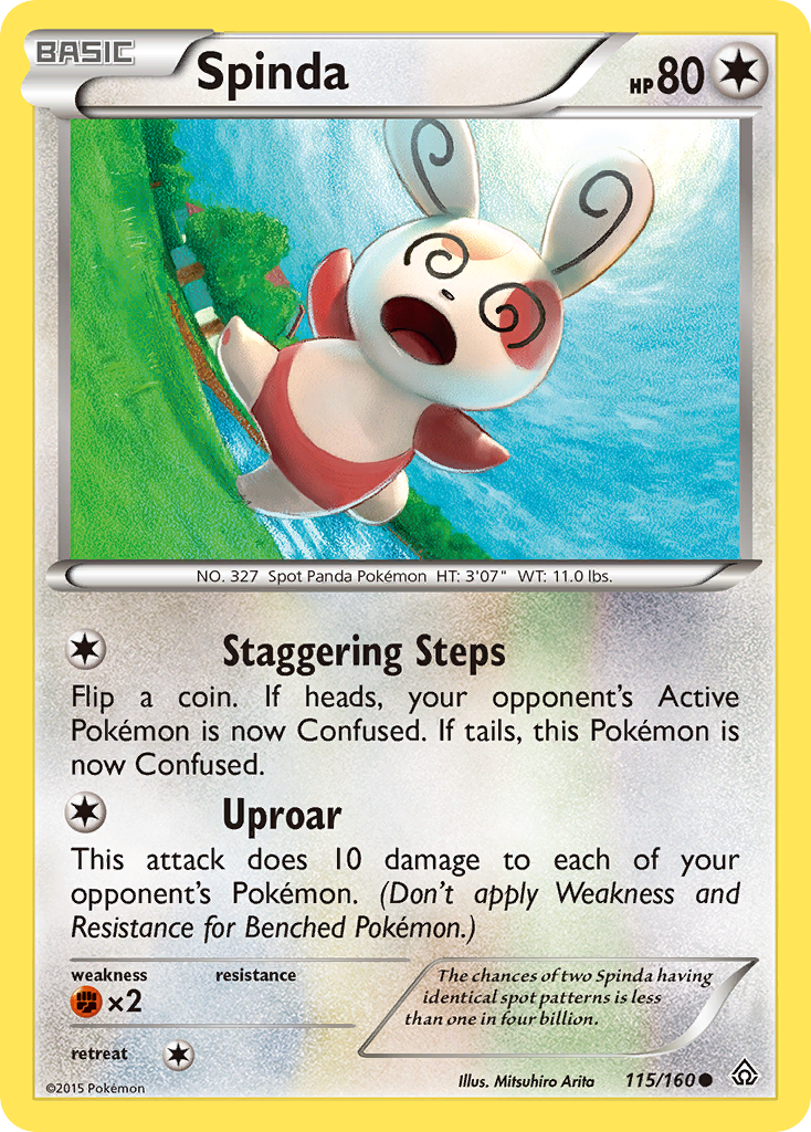 Spinda (115/160) [XY: Primal Clash] | Golgari Games