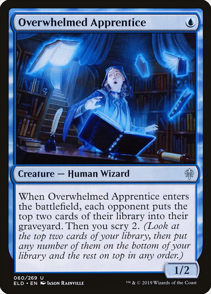 Overwhelmed Apprentice [Throne of Eldraine] | Local Legends