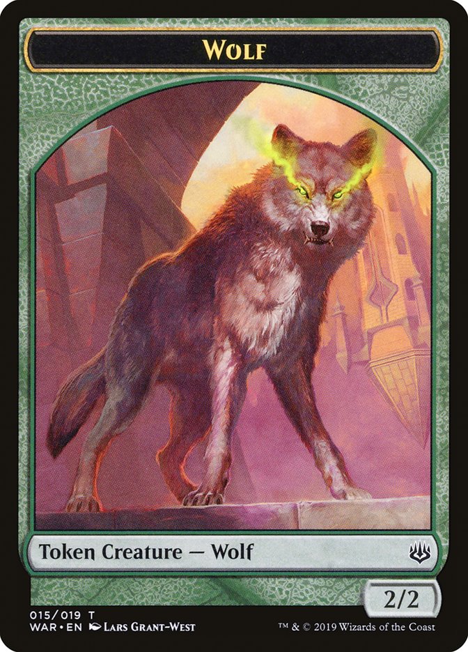 Wolf Token [War of the Spark Tokens] | Golgari Games