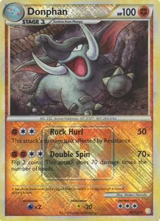 Donphan (40/123) (League Promo) [HeartGold & SoulSilver: Base Set] | Golgari Games