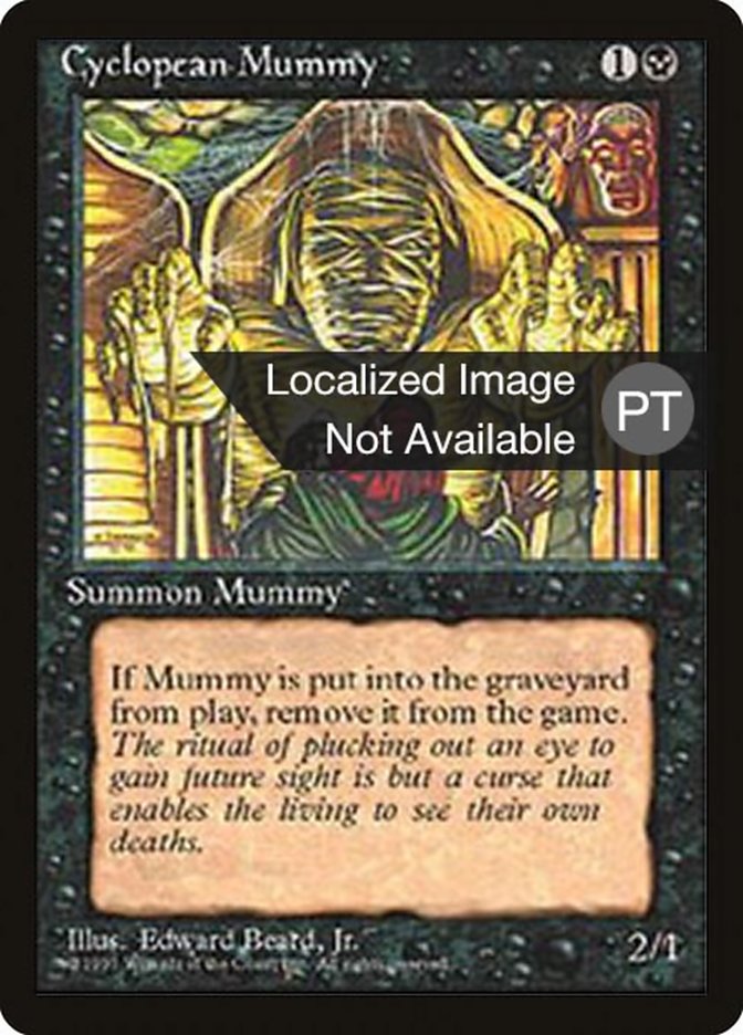 Cyclopean Mummy [Fourth Edition (Foreign Black Border)] | Golgari Games