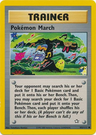 Pokemon March (102/111) [Neo Genesis Unlimited] | Golgari Games