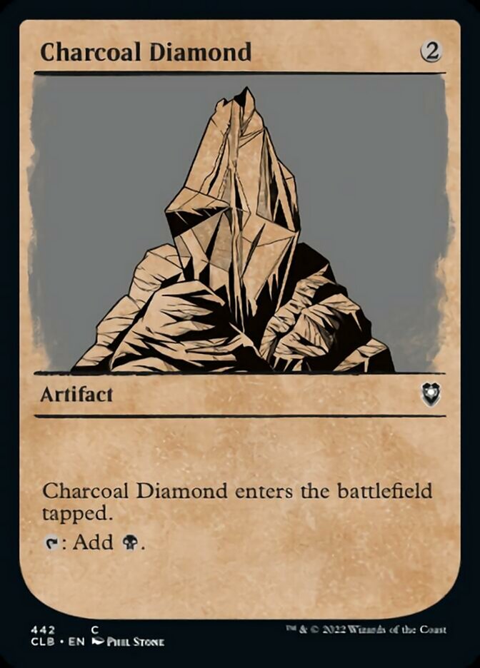 Charcoal Diamond (Showcase) [Commander Legends: Battle for Baldur's Gate] | Golgari Games