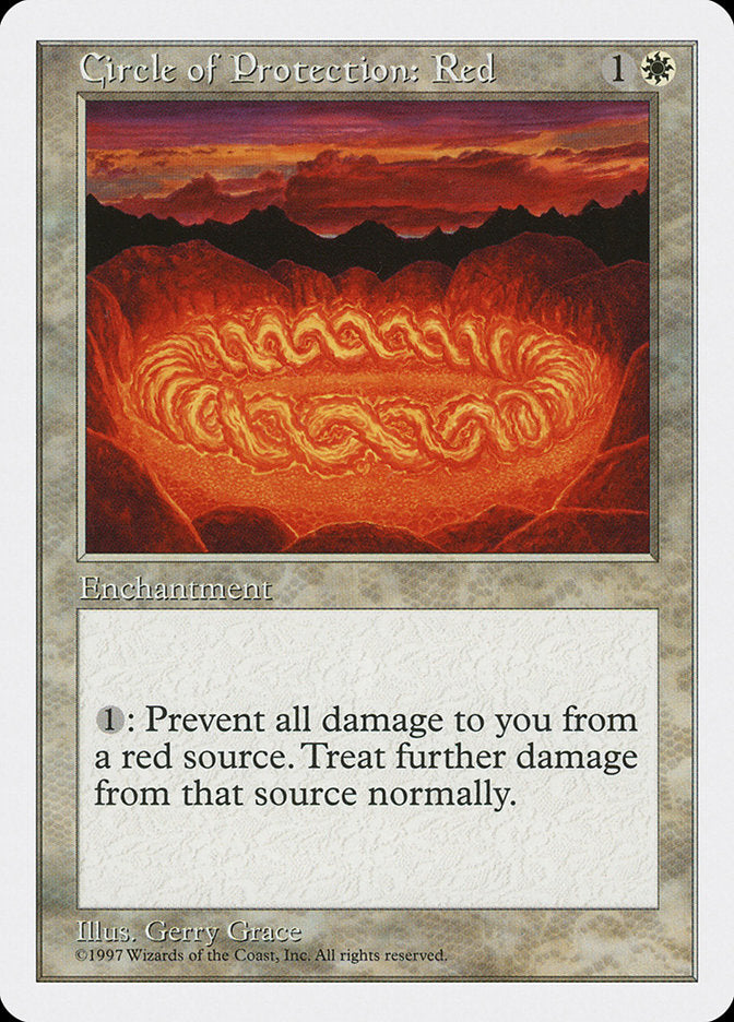 Circle of Protection: Red [Fifth Edition] | Local Legends