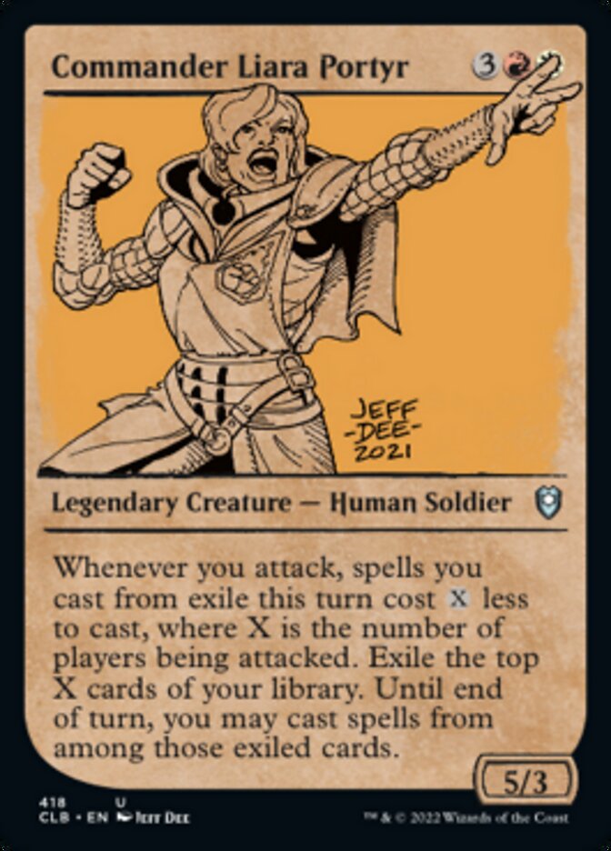 Commander Liara Portyr (Showcase) [Commander Legends: Battle for Baldur's Gate] | Local Legends