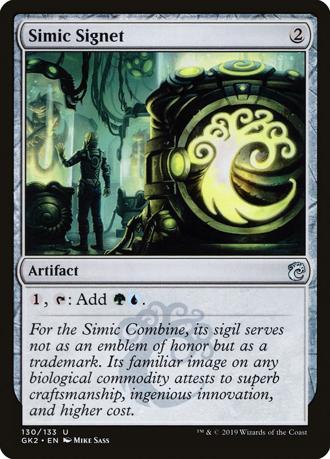 Simic Signet [Ravnica Allegiance Guild Kit] | Local Legends