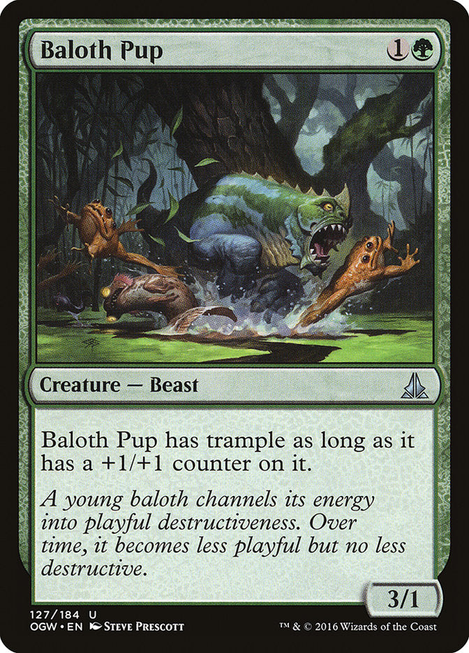 Baloth Pup [Oath of the Gatewatch] | Golgari Games