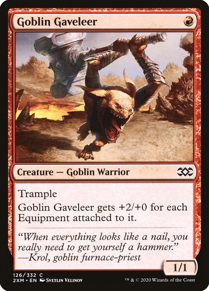 Goblin Gaveleer [Double Masters] | Local Legends