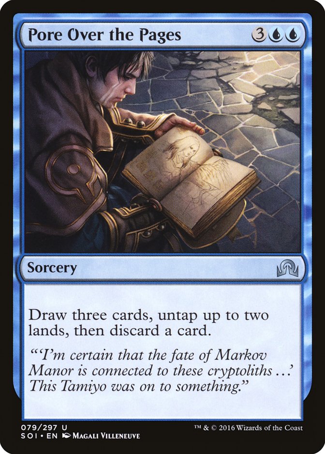 Pore Over the Pages [Shadows over Innistrad] | Local Legends