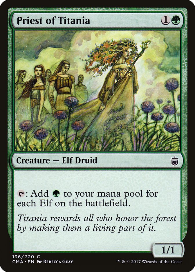 Priest of Titania [Commander Anthology] | Local Legends