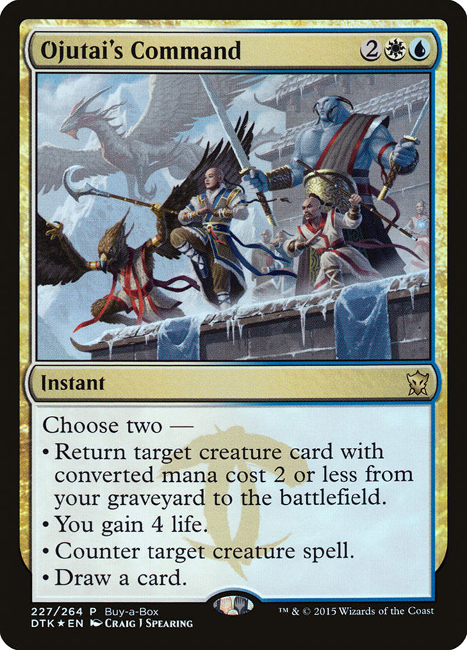 Ojutai's Command (Buy-A-Box) [Dragons of Tarkir Promos] | Golgari Games