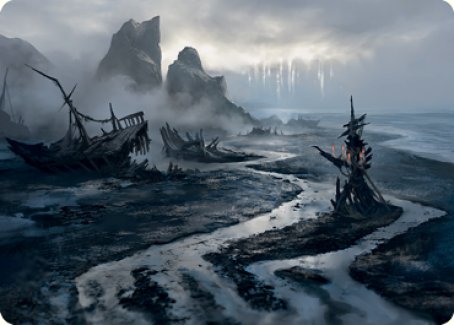 Shipwreck Marsh Art Card [Innistrad: Midnight Hunt Art Series] | Local Legends