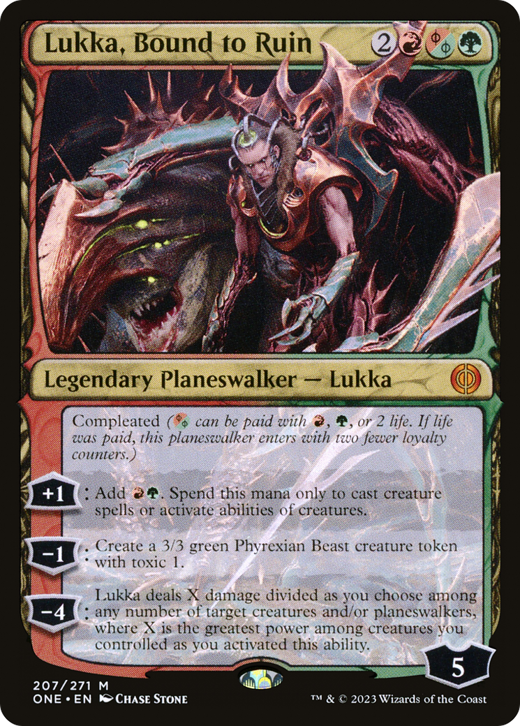 Lukka, Bound to Ruin [Phyrexia: All Will Be One] | Golgari Games