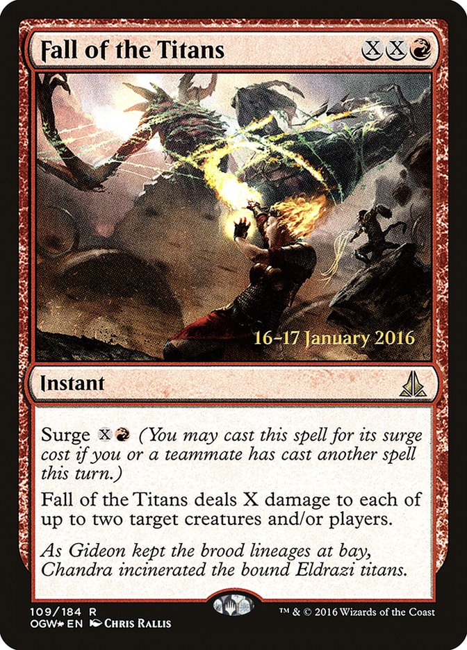 Fall of the Titans [Oath of the Gatewatch Prerelease Promos] | Local Legends