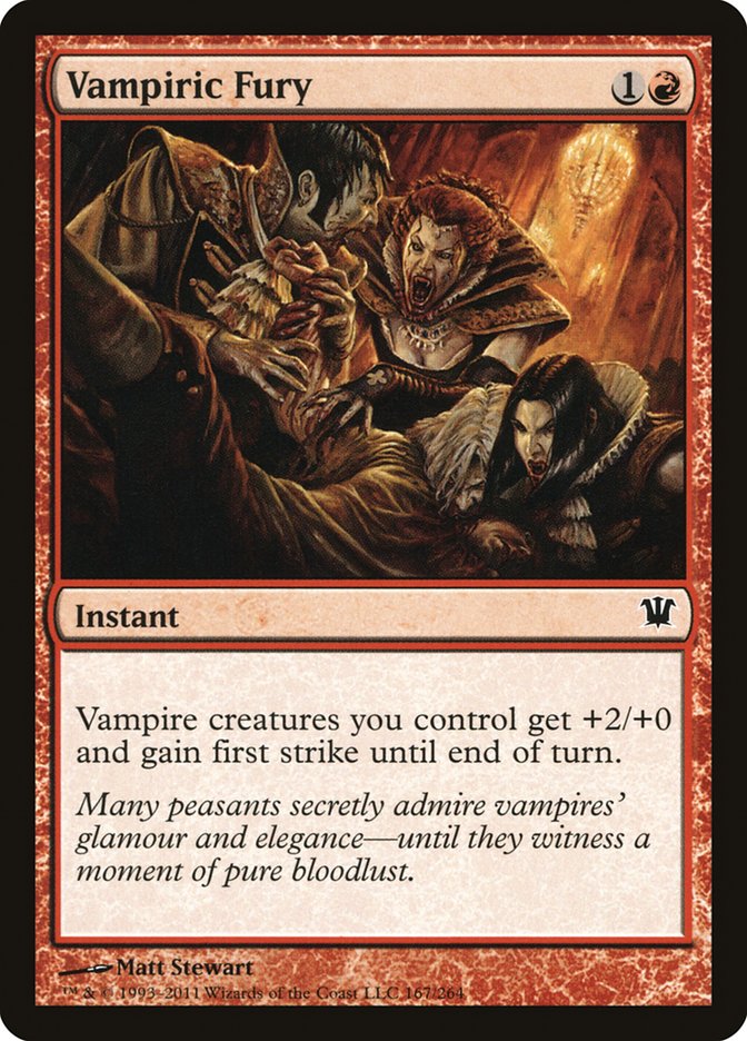 Vampiric Fury [Innistrad] | Golgari Games