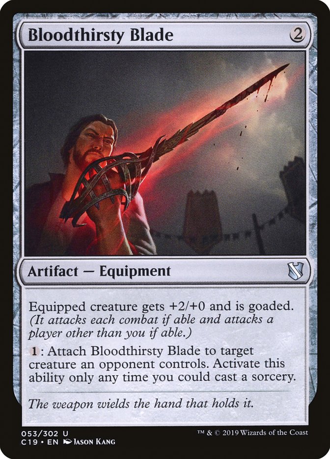 Bloodthirsty Blade [Commander 2019] | Local Legends