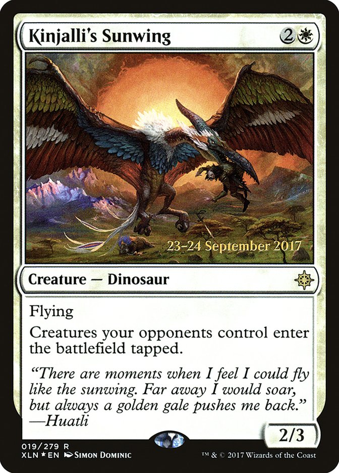 Kinjalli's Sunwing [Ixalan Prerelease Promos] | Local Legends