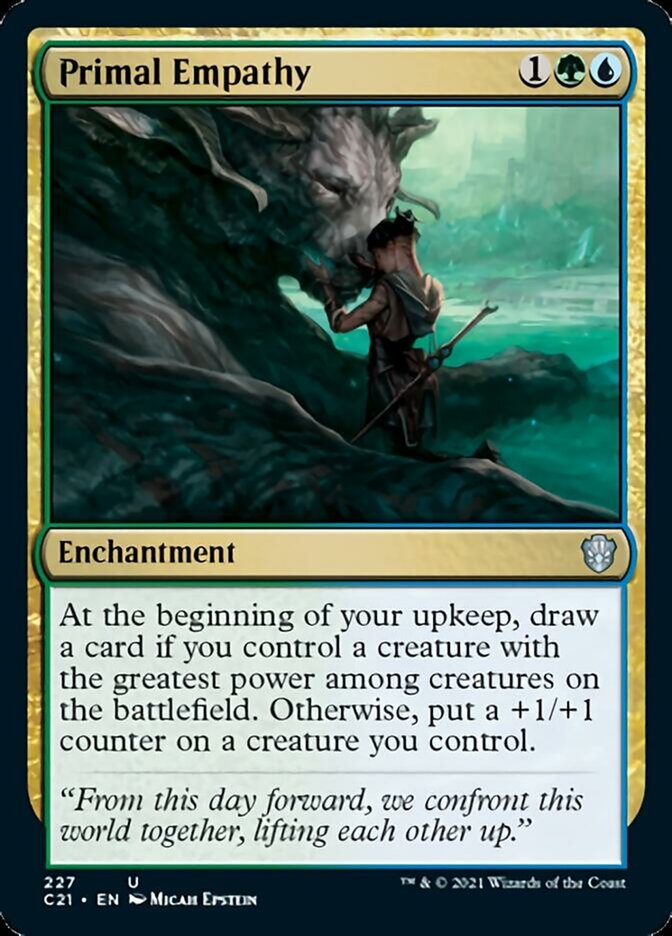 Primal Empathy [Commander 2021] | Local Legends