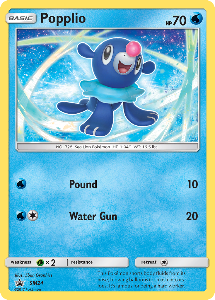 Popplio (SM24) [Sun & Moon: Black Star Promos] | Golgari Games