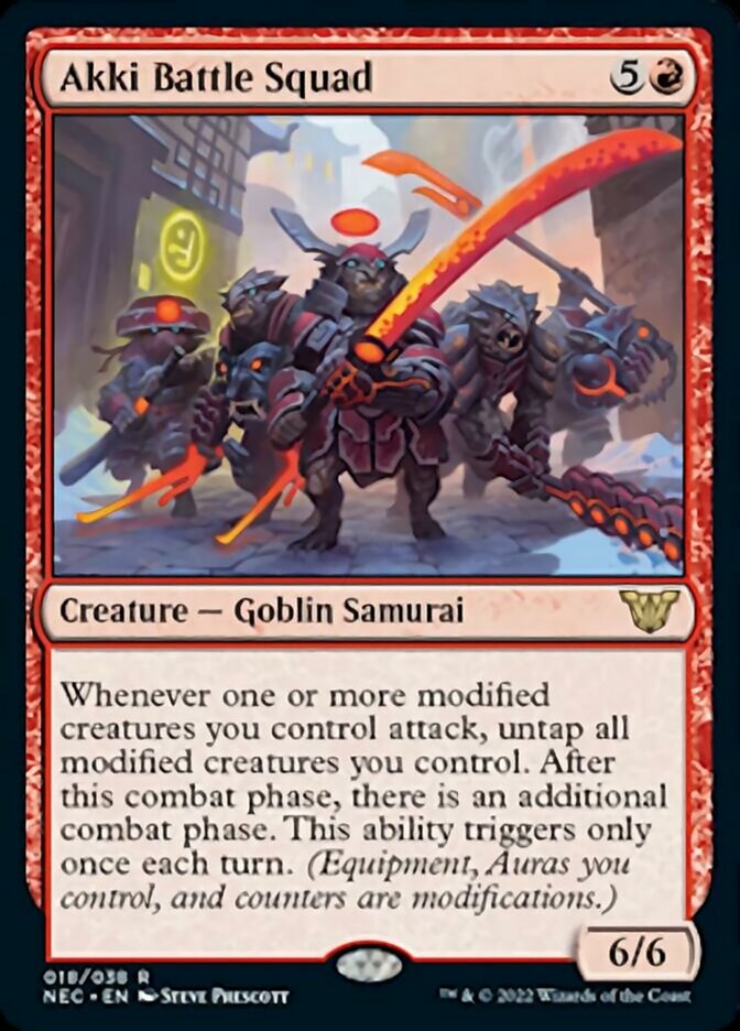 Akki Battle Squad [Kamigawa: Neon Dynasty Commander] | Local Legends