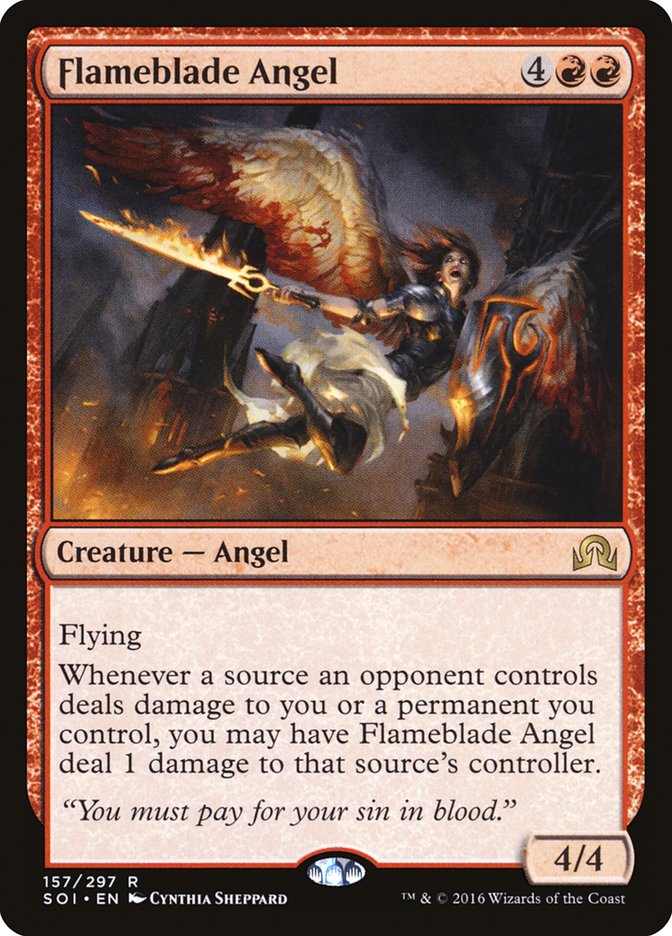 Flameblade Angel [Shadows over Innistrad] | Local Legends