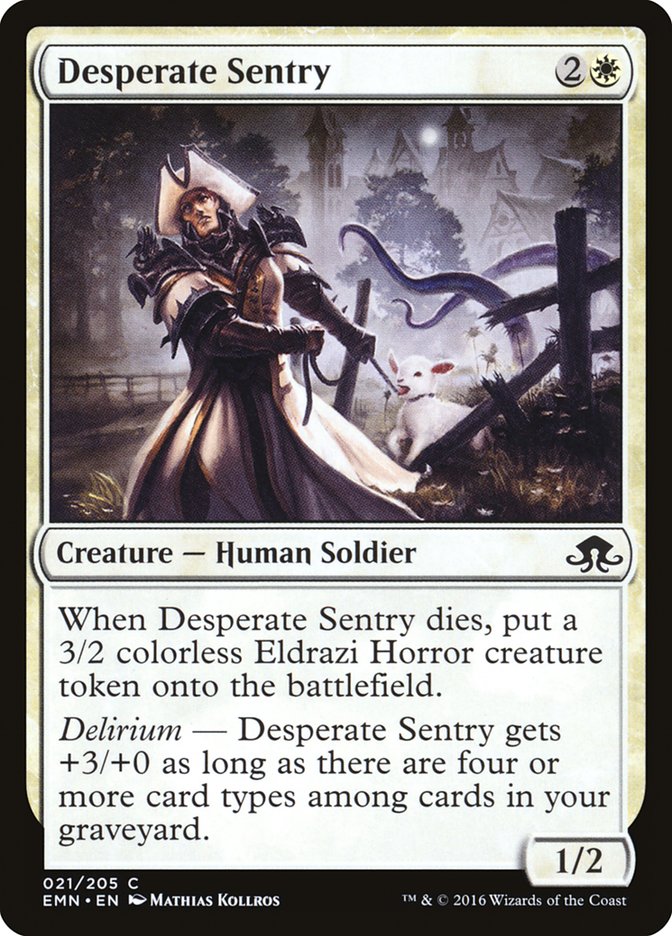 Desperate Sentry [Eldritch Moon] | Local Legends