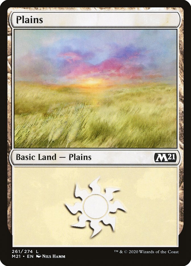 Plains (261) [Core Set 2021] | Local Legends