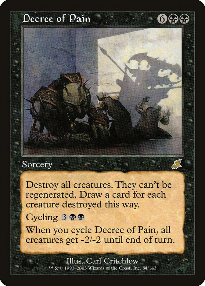 Decree of Pain [Scourge] | Golgari Games