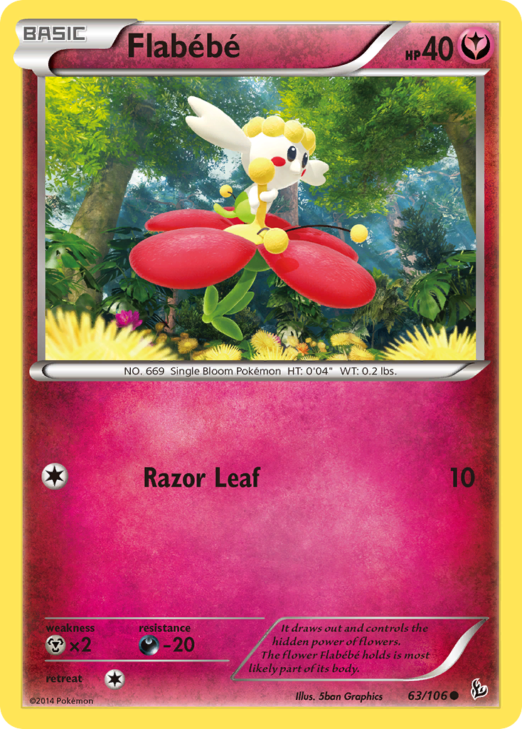 Flabebe (63/106) [XY: Flashfire] | Golgari Games