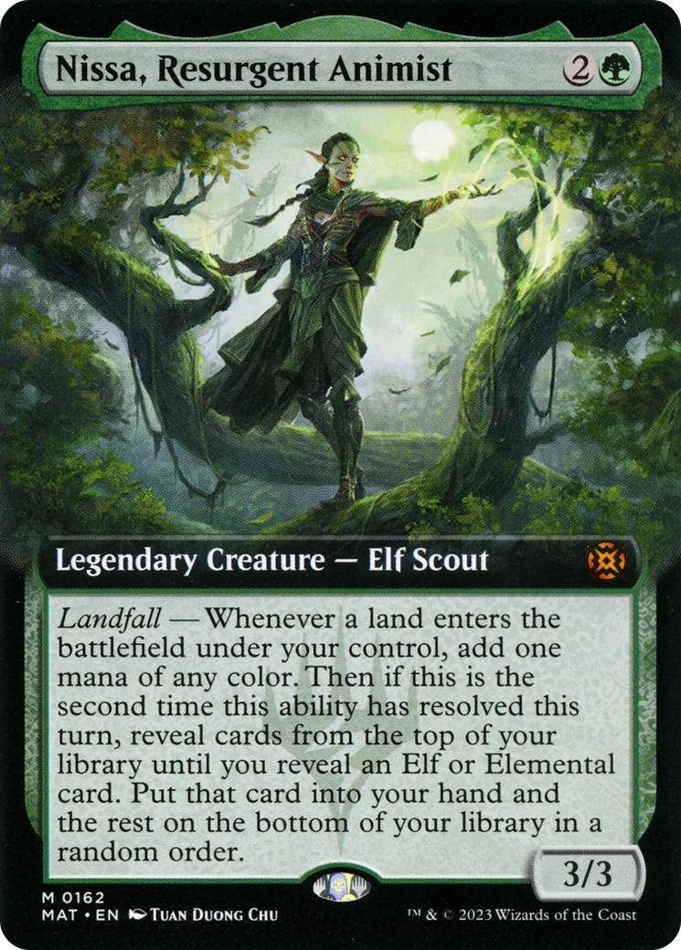 Nissa, Resurgent Animist (Extended Art) [March of the Machine: The Aftermath] | Golgari Games