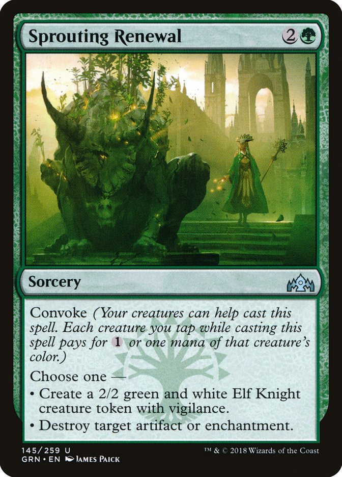 Sprouting Renewal [Guilds of Ravnica] | Golgari Games