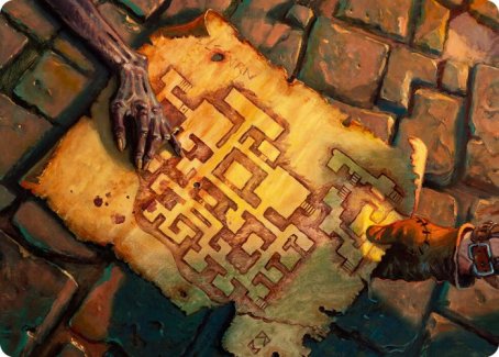 Dungeon Map Art Card [Dungeons & Dragons: Adventures in the Forgotten Realms Art Series] | Local Legends
