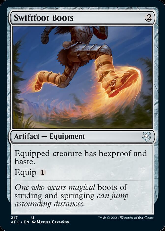Swiftfoot Boots [Dungeons & Dragons: Adventures in the Forgotten Realms Commander] | Local Legends