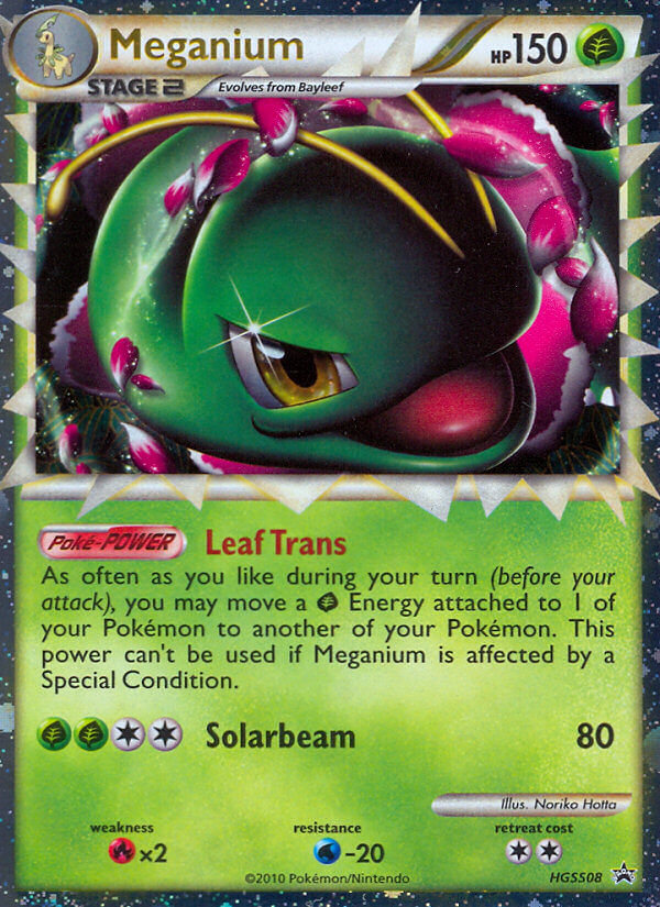 Meganium (HGSS08) [HeartGold & SoulSilver: Black Star Promos] | Golgari Games