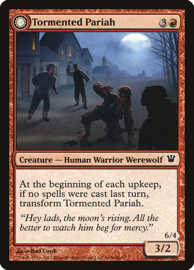 Tormented Pariah // Rampaging Werewolf [Innistrad] | Golgari Games