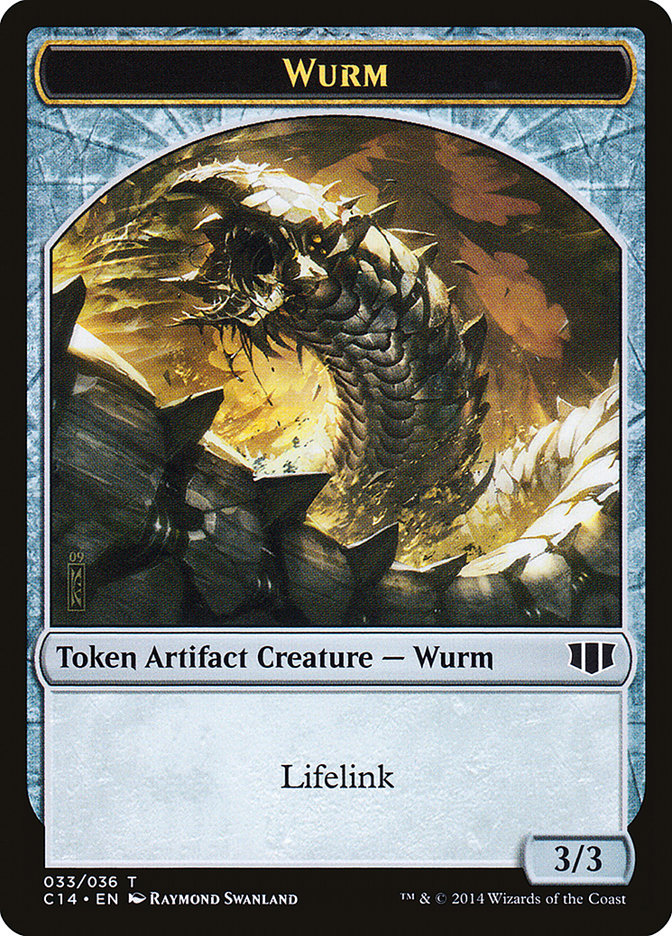 Wurm (033/036) // Goat Double-sided Token [Commander 2014 Tokens] | Golgari Games