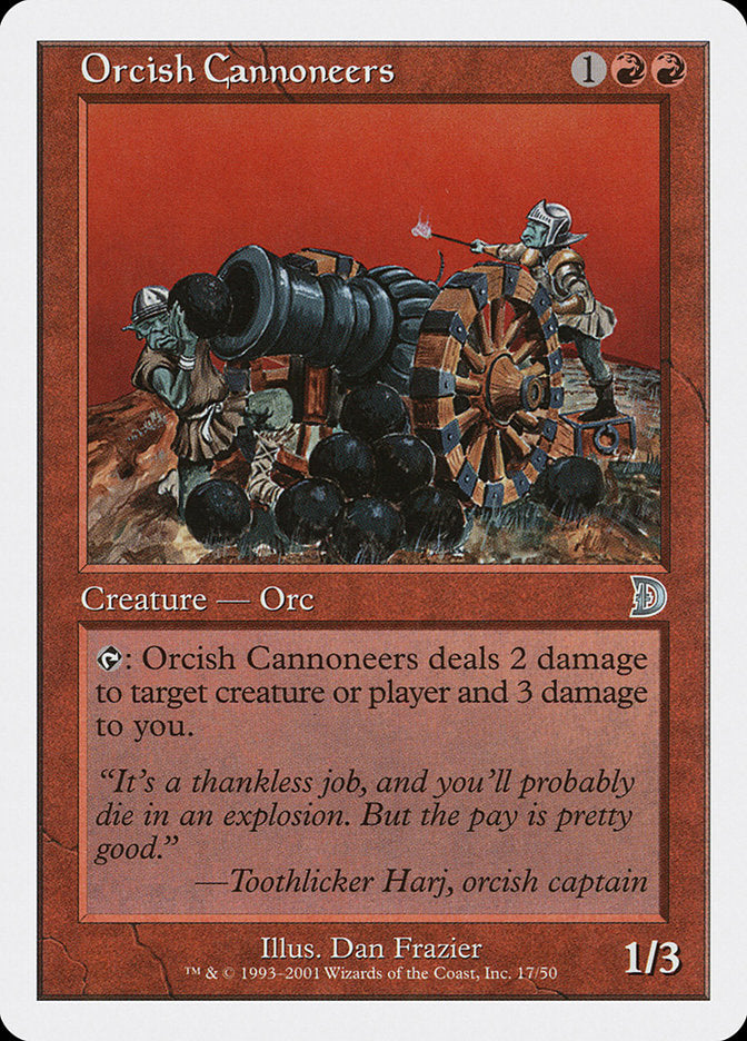 Orcish Cannoneers [Deckmasters] | Local Legends