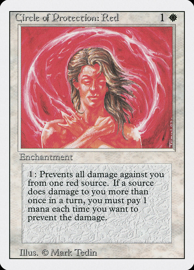 Circle of Protection: Red [Revised Edition] | Golgari Games