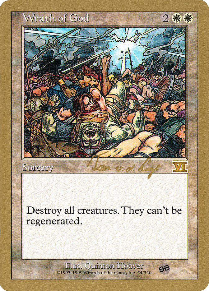 Wrath of God (Tom van de Logt) (SB) [World Championship Decks 2000] | Golgari Games