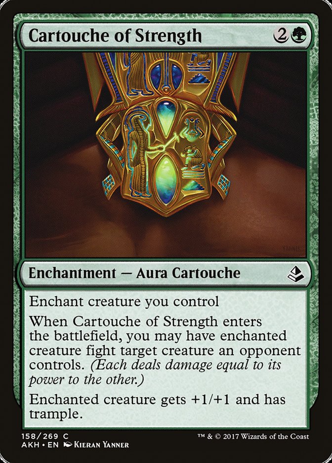 Cartouche of Strength [Amonkhet] | Golgari Games