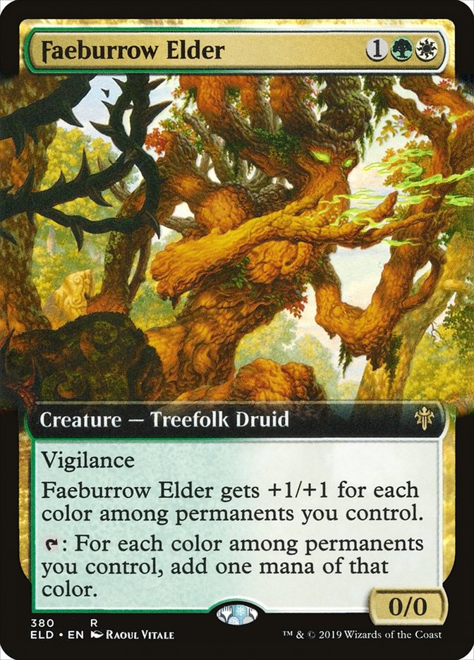 Faeburrow Elder (Extended Art) [Throne of Eldraine] | Local Legends