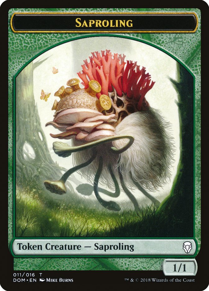 Saproling Token (011/016) [Dominaria Tokens] | Golgari Games