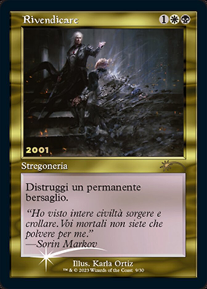 Rivendicare (Vindicate) [30th Anniversary Promos] | Local Legends